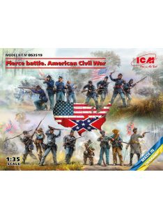   ICM - Fierce battle. American Civil War(Union Infan,UnionInfaSet #2,ConfederInfSet #2