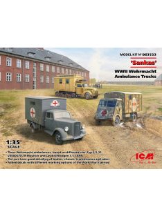   ICM - 1:35 ICM  'Sankas'   WWII Wehrmacht Ambulance Trucks