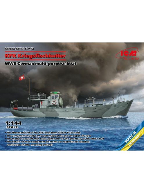 ICM - KFK Kriegsfischkutter, WWII German multi-purpose boat (100% new molds)