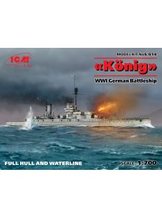 ICM - König WWI German Battleship Full hull and waterline