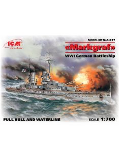 ICM - Markgraf (full hull & waterline) WWI German Battleship