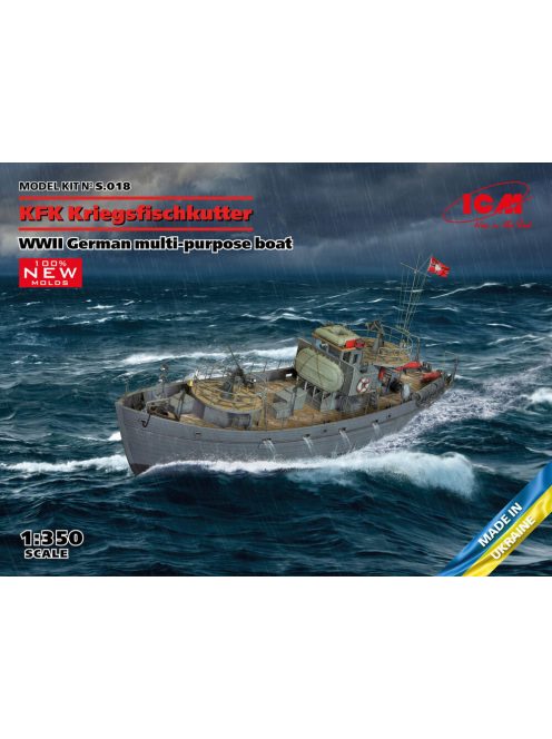 ICM - KFK Kriegsfischkutter, WWII German multi-purpose boat(100% new molds)