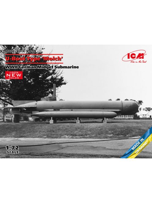 ICM - U-Boat Type Molch, WWII German Midget Submarine (100% new molds)