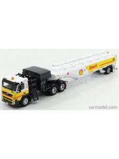   Iconic-Replica - Volvo Fh12 3-Assi Tanker Truck Shell 2008 White Yellow