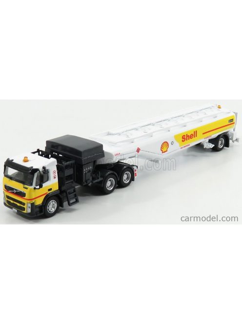 Iconic-Replica - Volvo Fh12 3-Assi Tanker Truck Shell 2008 White Yellow