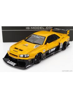   Ignition-Model - Nissan Skyline Lb-Er34 N 5 Super Silhouette Lbwk 1996 Yellow Black