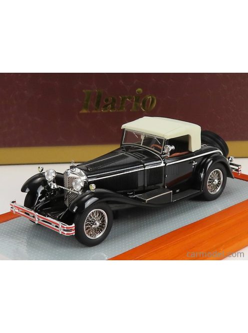 Ilario-Model - Mercedes Benz 710Ss Spider Sn36208 Roadster Cabriolet Castagna Closed 1929 - Original Car Black