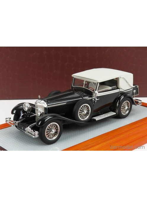 Ilario-Model - Mercedes Benz 710Ss Sn36269 Cabriolet Castagna Closed 1929 - Original Car Black Grey