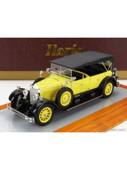 Ilario-Model - Mercedes Benz 15/70/100 Ps Typ 400 Tourenwagen Cabriolet Closed 1924 Yellow Black