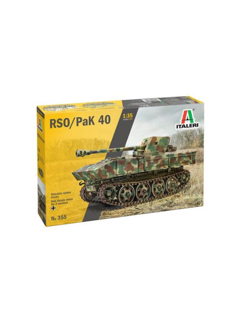 Italeri - 1:35 German RSO tracked transporter with PAK 40 Anti-Tank Gun