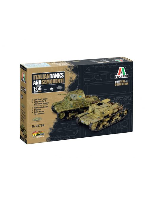 Italeri - 1:56 Italian Tanks and Semoventi