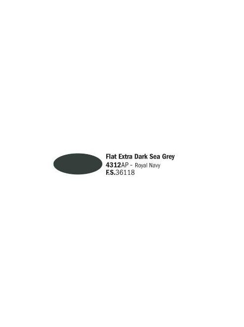 Italeri - Flat Extra Dark  Sea Grey - Acrylic Paint (20 ml)