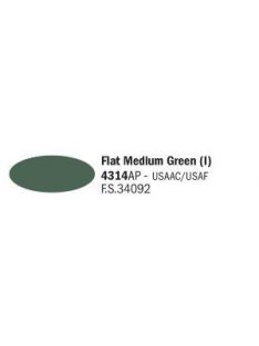 Italeri - Flat Medium  Green (I) - Acrylic Paint (20 Ml)