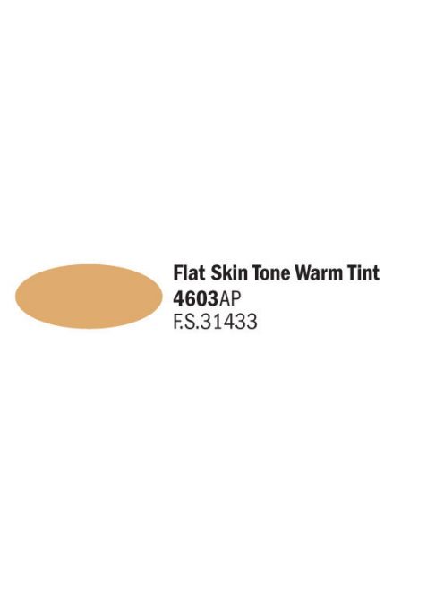 Italeri - Flat Skin Tone Warm Tint - Acrylic Paint (20 ml)