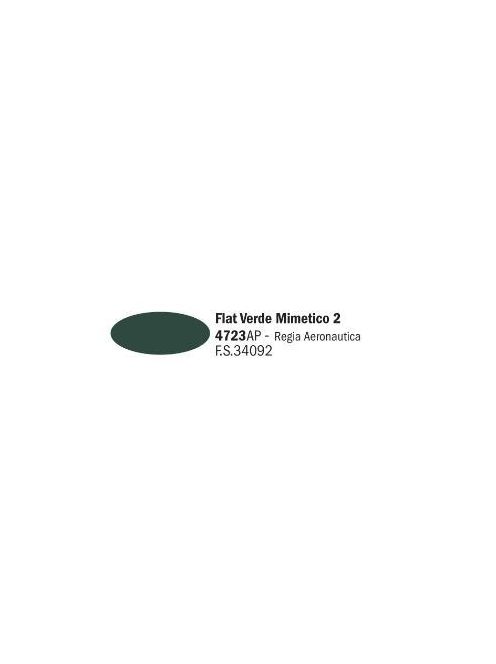 Italeri - Flat Verde Mimetico 2 - Acrylic Paint (20 Ml)