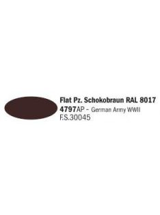   Italeri - Flat Pz. Schokobraun RAL 8017 - Acrylic Paint (20 ml)