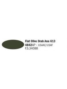 Italeri - Flat Olive Drab Ana 613 - Acrylic Paint (20 Ml)