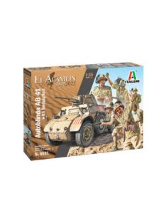 Italeri - Autoblinda Ab 41 With Bersaglieri El Alamein