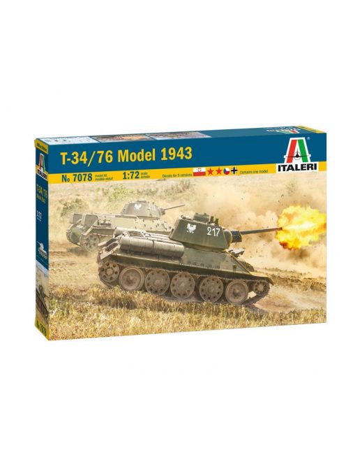 Italeri - 1:72 T-34/76 Mod.43