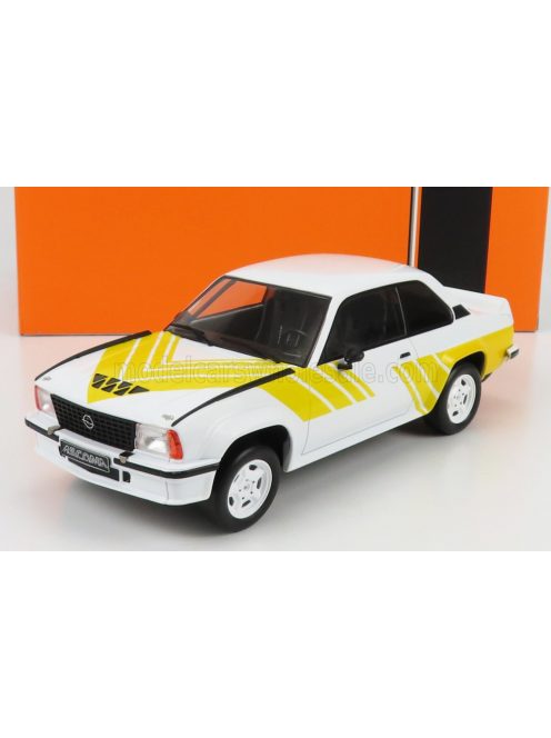 Ixo-Models - OPEL ASCONA B 400 1982 WHITE YELLOW