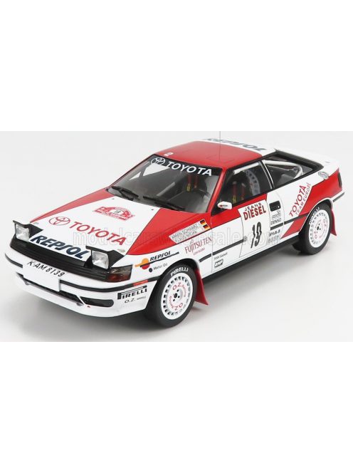 Ixo-Models - TOYOTA CELICA GT-4 ST165 N 19 RALLY SANREMO 1990 A.SCHWARZ - K.WICHA WHITE RED