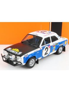   Ixo-Models - FORD ENGLAND ESCORT MKI RS 1600 (night version) N 2 RALLY SAFARI 1973 R.CLARK - J.PORTE WHITE BLUE BLACK