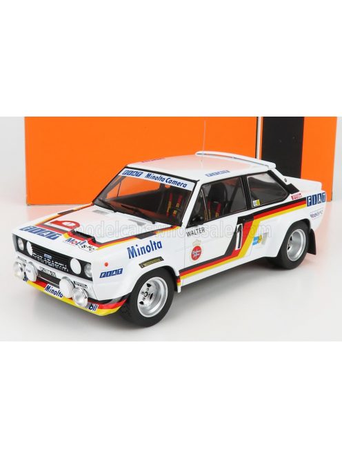 Ixo-Models - FIAT 131 ABARTH N 1 RALLY HUNSRUCK 1979 W.ROHRL - C.GEISTDOERFER WHITE