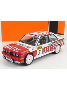   Ixo-Models - BMW 3-SERIES M3 (E30) BASTOS N 2 24h SPA 1991 E.JOOSEN - J.M.MARTIN - B.BEGUIN WHITE RED