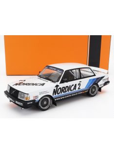   Ixo-Models - VOLVO 240 TURBO TEAM NORDICA RAS SPORT N 2 BRNO ETCC 1986 U.GRANBERG - T.LINDSTROM WHITE LIGHT BLUE