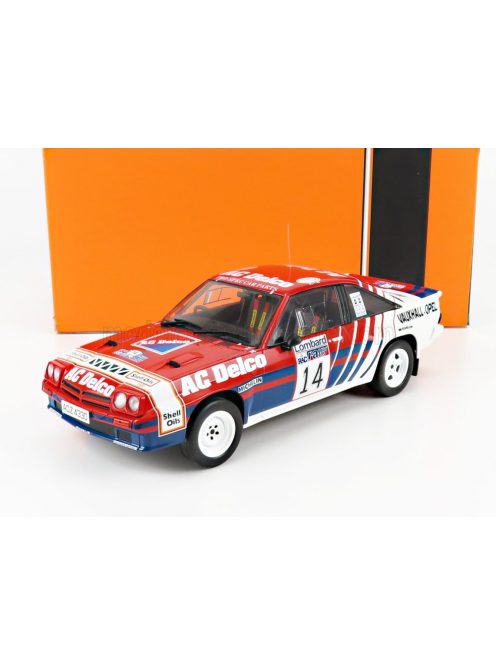 Ixo-Models - OPEL MANTA B 400 N 14 RALLY RAC LOMBARD 1985 J.McRAE - I.GRINDROD RED BLUE WHITE