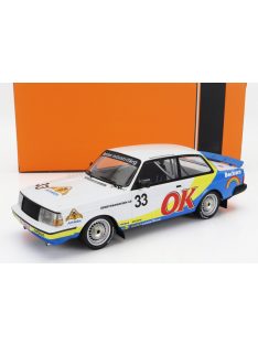   Ixo-Models - VOLVO 240 TURBO TEAM BECKERS N 33 ZOLDER ETCC 1985 P.G.ANDERSSON - G.PETERSSON - M.LINDEN WHITE YELLOW BLUE