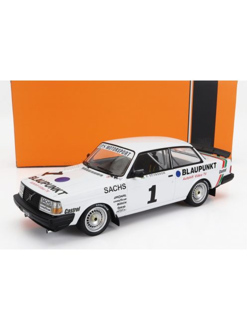 Ixo-Models - VOLVO 240 TURBO TEAM IPS RACING BLAUPUNKT N 1 DTM ZOLDER 1986 P.STURESON WHITE