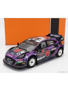   Ixo-Models - Ford England Puma Rally1 Red Bull Team Ford World Rally M-Sport N 7 4Th Rally Acropolis 2022 P.L.Loubet - V.Landais Purple Yellow Black