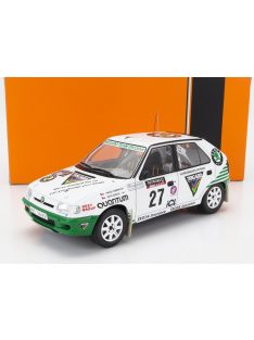   Ixo-Models - SKODA FELICIA N 27 RALLY RAC LOMBARD 1995 P.SIBERA - P.GROSS WHITE GREEN