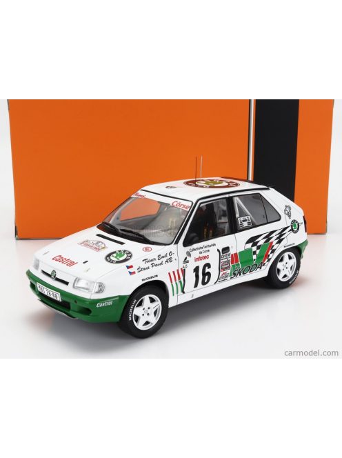 Ixo-Models - Skoda Felicia N 16 Rally Tour De Corse 1995 E.Triner - P.Stanc White Green