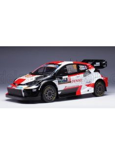   Ixo-Models - TOYOTA YARIS GR HYBRID RALLY1 TEAM TOYOTA GAZOO RACING WRT N 17 WINNER RALLY SAFARI 2023 SEBASTIAN OGIER - VINCENT LANDAIS WHITE RED BLACK