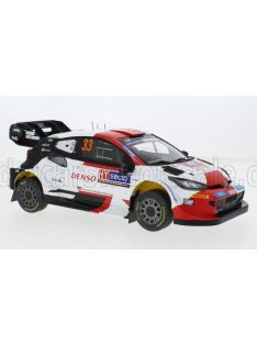   Ixo-Models - TOYOTA YARIS GR HYBRID RALLY1 TEAM TOYOTA GAZOO RACING WRT N 33 WINNER RALLY FINLAND 2023 ELFYN EVANS - SCOTT MARTIN WHITE RED BLACK