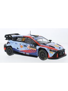   Ixo-Models - HYUNDAI i20 N RALLY1 TEAM SHELL MOBIS WRT N 11 WINNER RALLY MONTECARLO 2024 THIERRY NEUVILLE - MARTIJN WYDAEGHE 2 TONE BLUE RED