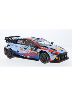   Ixo-Models - HYUNDAI i20 N RALLY1 TEAM SHELL MOBIS WRT N 8 4th RALLY MONTECARLO 2024 OTT TANAK - MARTIN JARVEOJA 2 TONE BLUE RED