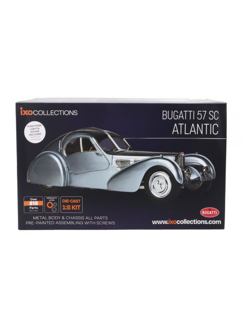 Ixo-Models - BUGATTI TYPE 57 SC ATLANTIC 1936 LIGHT BLUE MET