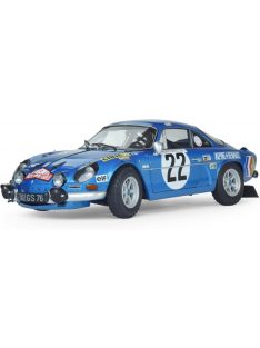   Ixo-Models - RENAULT MODEL-KIT - ALPINE A110 1600S N 22 4th RALLY MONTECARLO 1971 JEAN CLAUDE ANDRUET - MICHEL VIAL BLUE MET