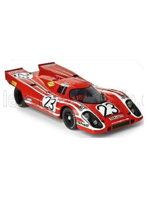 Ixo-Models - PORSCHE 917K 4.9L TEAM SALZBURG N 23 WINNER 24h LE MANS 1970 HANS HERRMANN - RICHARD ATTWOOD RED WHITE