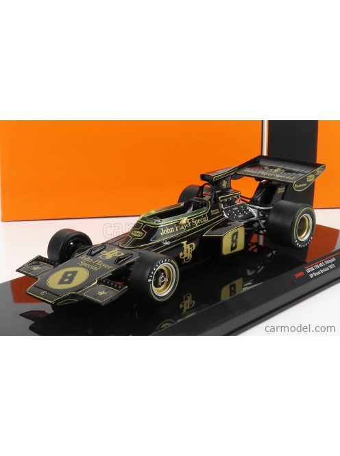 Ixo-Models - Lotus F1 72D Ford Jps N 8 Winner British Gp Emerson Fittipaldi 1972 World Champion Black Gold