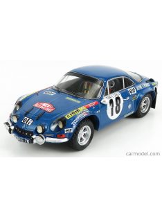   Ixo-Models - Renault Alpine A110 1800S N 18 Winner Rally Montecarlo 1973 J-C.Andruet - Biche Blue Met