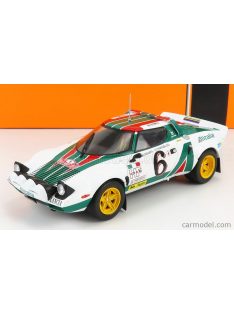   Ixomodels - Lancia Stratos Hf Team Alitalia (Night Version) N 6 2Nd Rally Montecarlo 1976 B.Waldegard - H.Thorszelius White Green Red