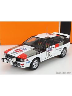   Ixo-Models - Audi Quattro A1 (Night Version) N 5 2Nd Rally Rac Lombard 1982 M.Mouton - F.Pons White Grey Red