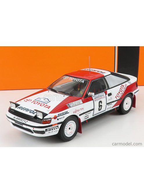 Ixo-Models - Toyota Celica Gt-Four N 6 Rally Acropolis 1990 M.Ericsson - C.Billstam White Red