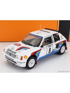   Ixo-Models - Peugeot 205 T16 N 6 Rally Montecarlo 1985 T.Salonen - S.Harjanne White Blue Red