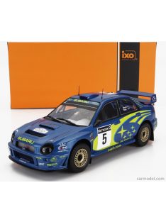   Ixomodels - Subaru Impreza S7 Wrc '01 N 5 3Rd Rally Great Britain 2001 R.Burns - R.Reid Blue Yellow