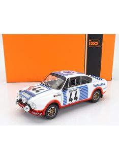   Ixo-Models - SKODA 130RS TEAM SKODA (night version) N 44 15th RALLY MONTECARLO 1977 MIROSLAV ZAPADLO - JIRI MOTAL WHITE BLUE RED